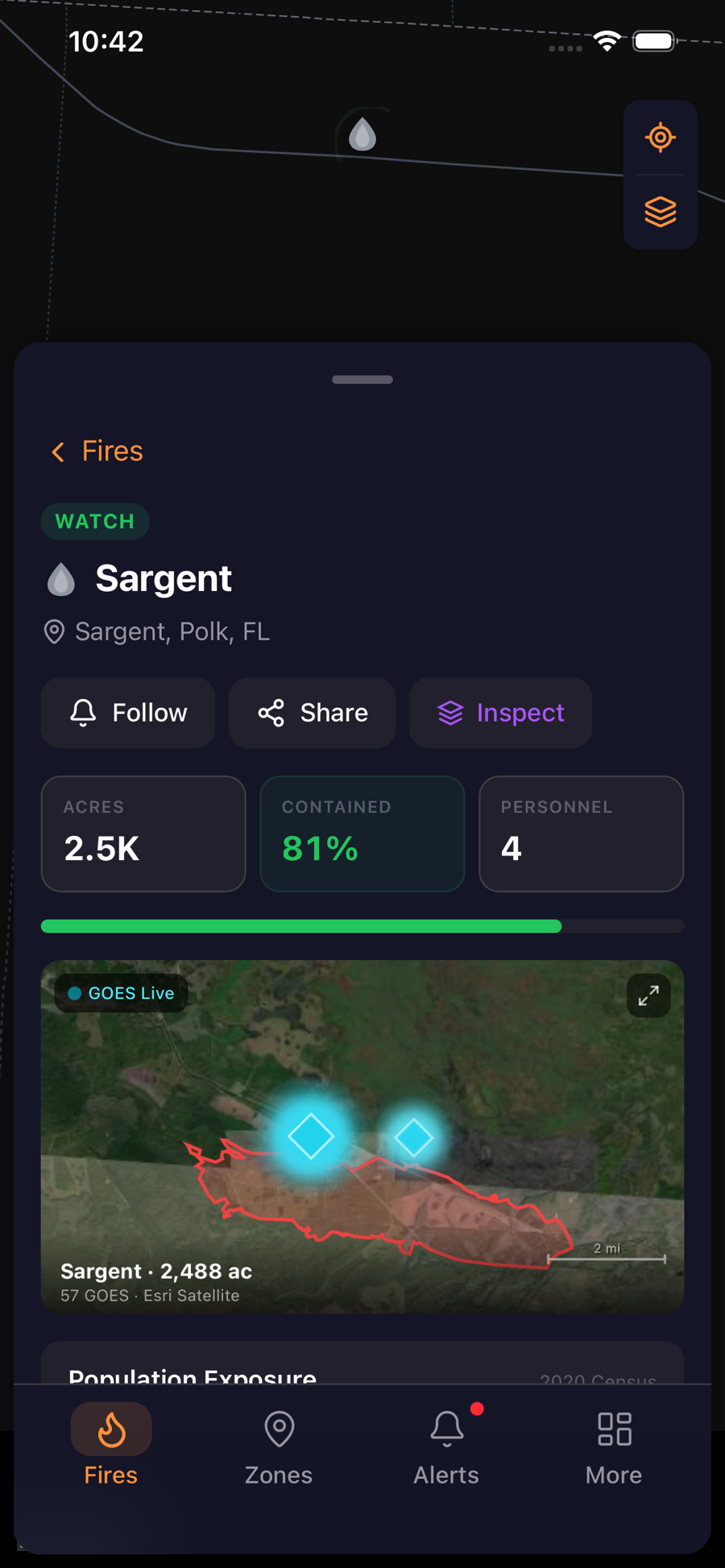WildFireVantage — Live Fire Details & Official Alerts